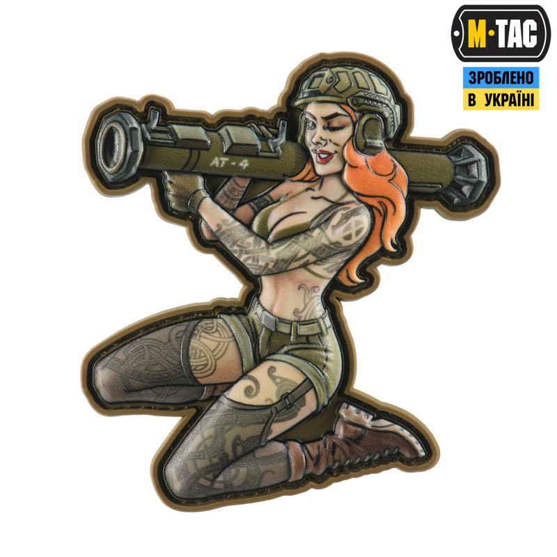 M-Tac нашивка girl №9 PVC Skandinavik M-Tac нашивка girl №9 PVC Skandinavik
