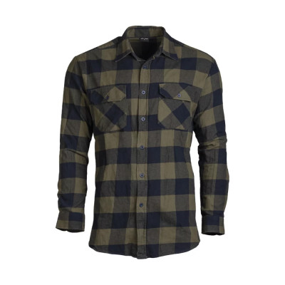 Сорочка фланелева Sturm Mil-Tec® Flannel Shirt Light RANGER GREEN/BLACK