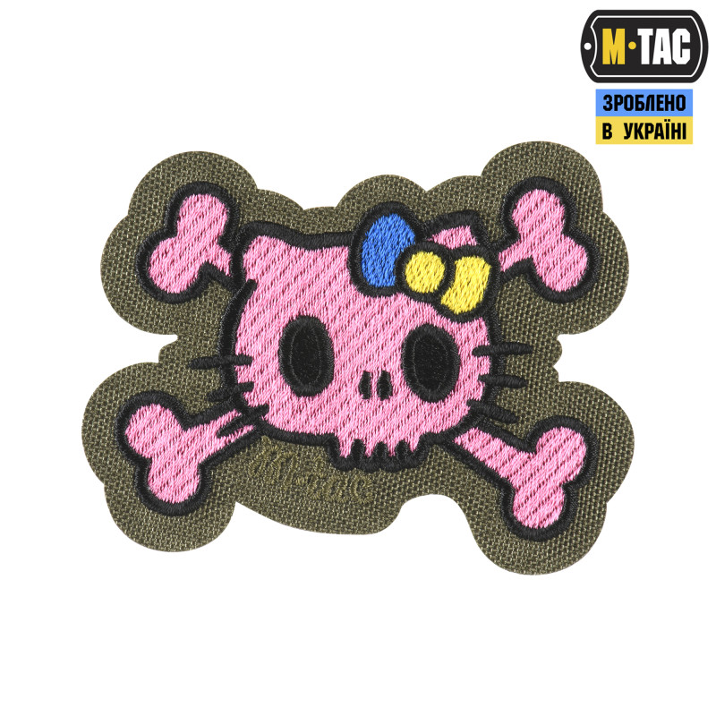 M-Tac нашивка KITTY (вишивка) Pink/Ranger Green M-Tac нашивка KITTY (вишивка) Pink/Ranger Green