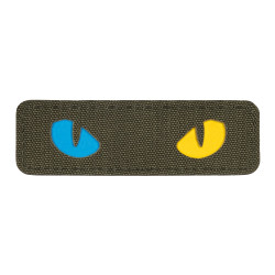 M-Tac нашивка Cat Eyes Laser Cut Ranger Green/Yellow/Blue/GID