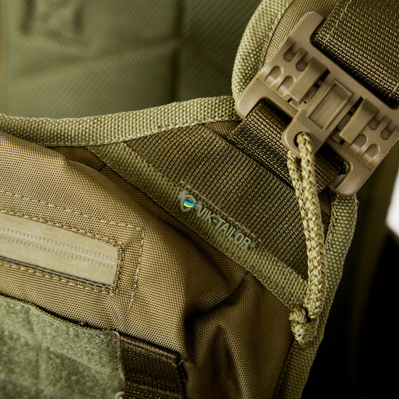 Розвантажувальний жилет Плитоноска Vik-tailor НАТО з системою Molle Україна, Olive