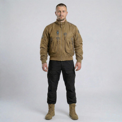 Куртка бомбер Vik-Tailor льотна, Coyote