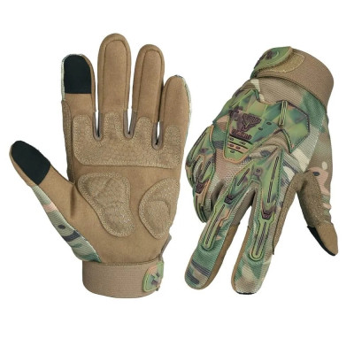 Тактичні рукавиці OZERO Outdoor Hunting Gloves, MultiCam