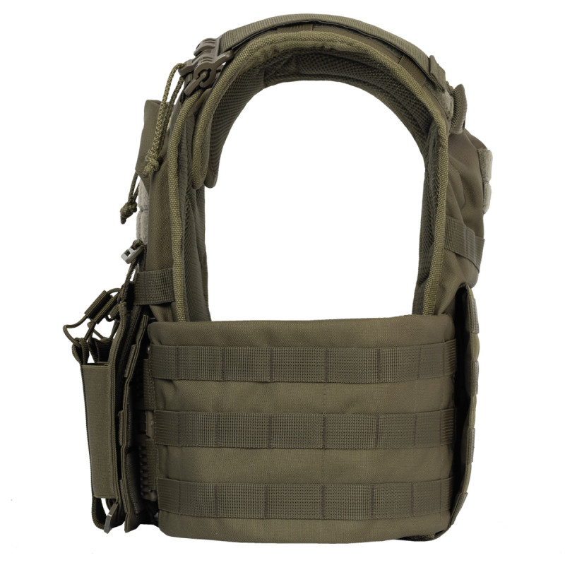 Плитоноска тактична Vik-Tailor з підсумками MOLLE, Olive