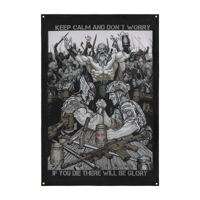 M-Tac банер Keep Calm 900x1300 Black