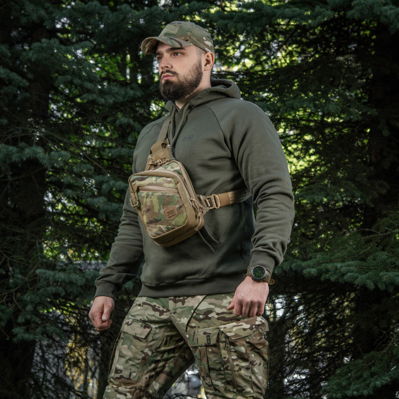 M-Tac сумка Sling Pistol Bag Elite Hex з липучкою Multicam/Coyote M-Tac сумка Sling Pistol Bag Elite Hex з липучкою Multicam/Coyote