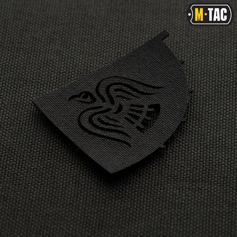 M-Tac нашивка Знамя Ворона скрізна Laser Cut Black