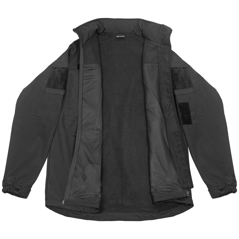 Куртка Vik-Tailor SoftShell з липучками для шевронів, Black