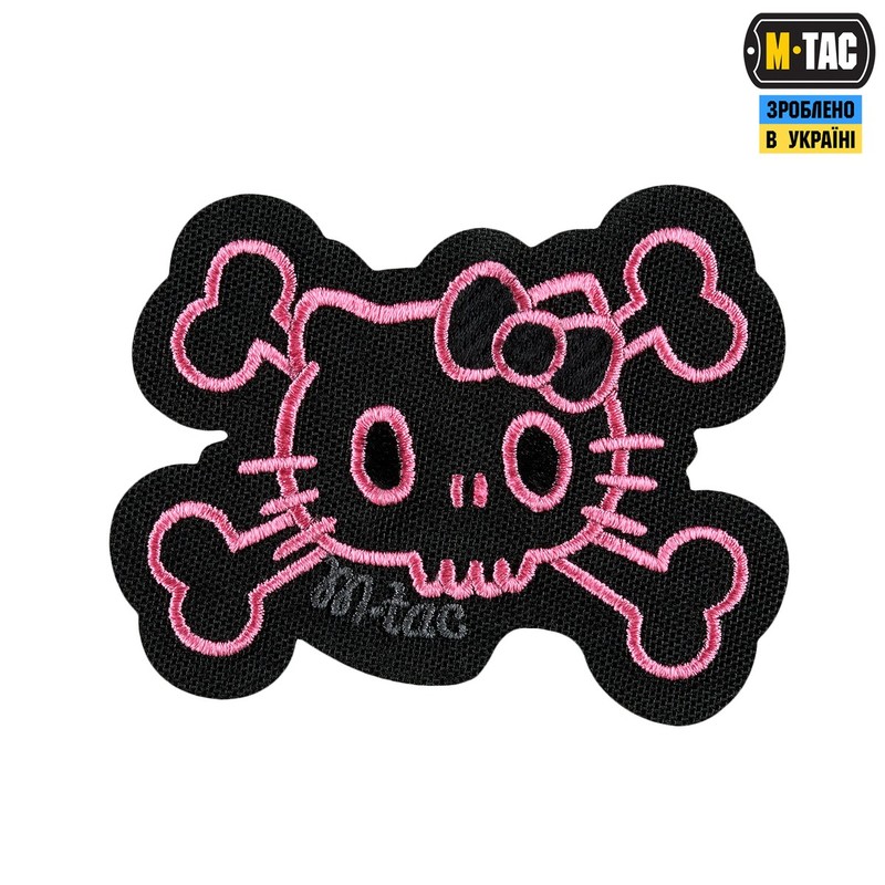 M-Tac нашивка KITTY контур (вишивка) Black M-Tac нашивка KITTY контур (вишивка) Black