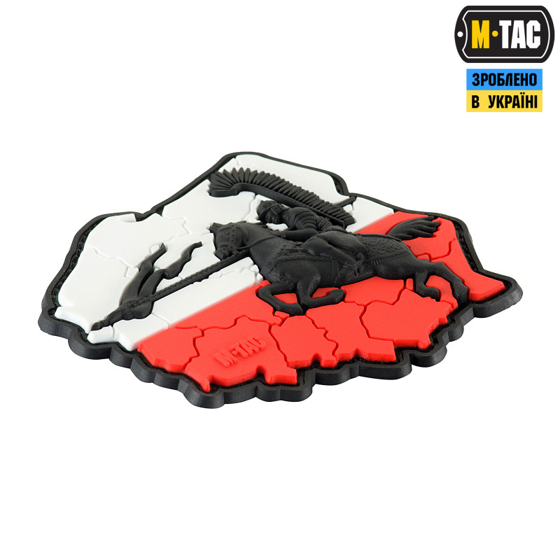 M-Tac нашивка Husaria 3D PVC Red/White/Black M-Tac нашивка Husaria 3D PVC Red/White/Black