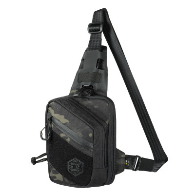 M-Tac сумка Sling Pistol Bag Elite Hex з липучкою Multicam Black/Black