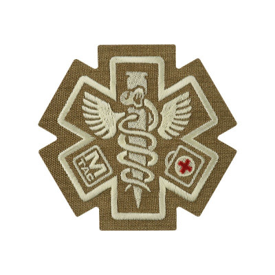 M-Tac нашивка Paramedic (вишивка) Coyote