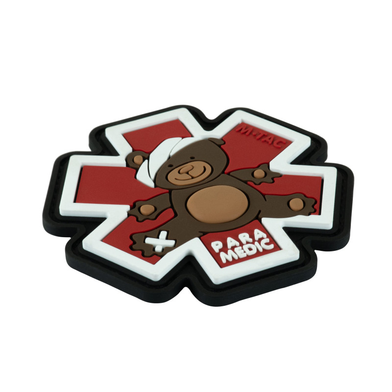 M-Tac нашивка Paramedic Медвідь (PVC) Bronze/Black M-Tac нашивка Paramedic Медвідь (PVC) Bronze/Black