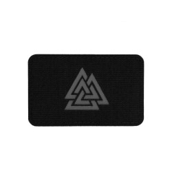 M-Tac нашивка Валькнут горизонтальна Laser Cut Black/Grey