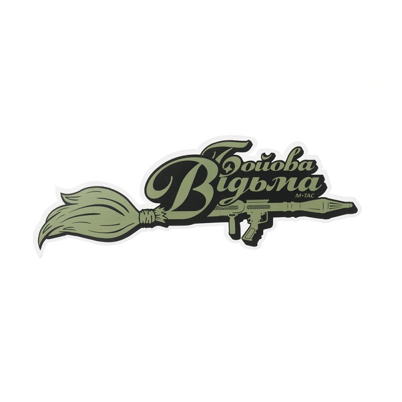 M-Tac наклейка Бойова Відьма Broom Small Foliage Green