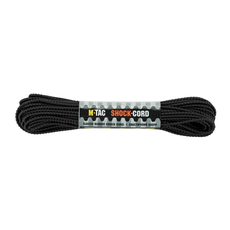 M-Tac паракорд Shock-Cord 3mm Dragon Skin Black 15м