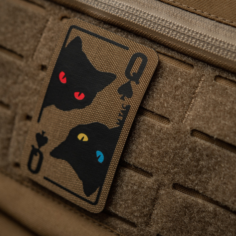 M-Tac нашивка Queen of spades Coyote/Black M-Tac нашивка Queen of spades Coyote/Black