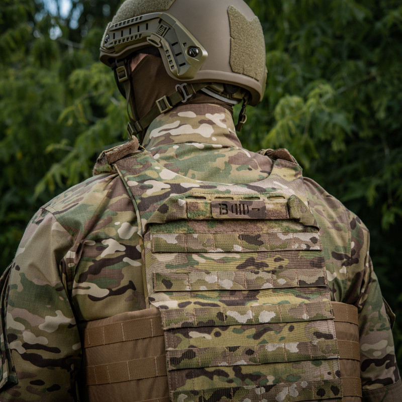 M-Tac нашивка група крові B (III) + наскрізна Laser Cut 25х80 Multicam M-Tac нашивка група крові B (III) + наскрізна Laser Cut 25х80 Multicam