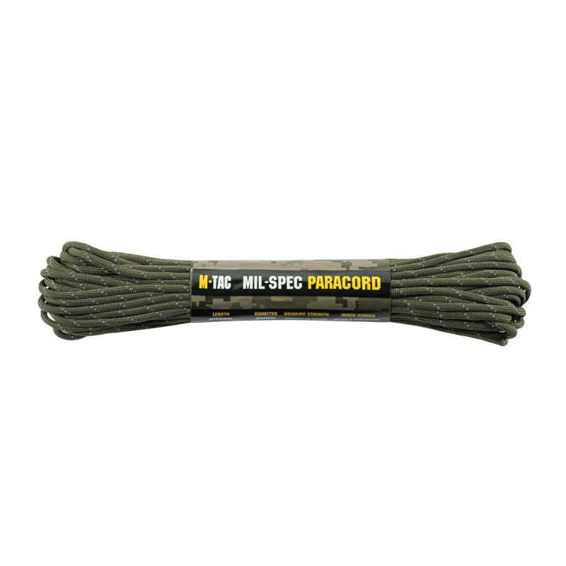 M-Tac паракорд 550 mil-spec Ranger Green Reflective 15м
