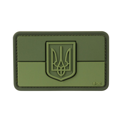 M-Tac нашивка прапор України з гербом PVC Olive