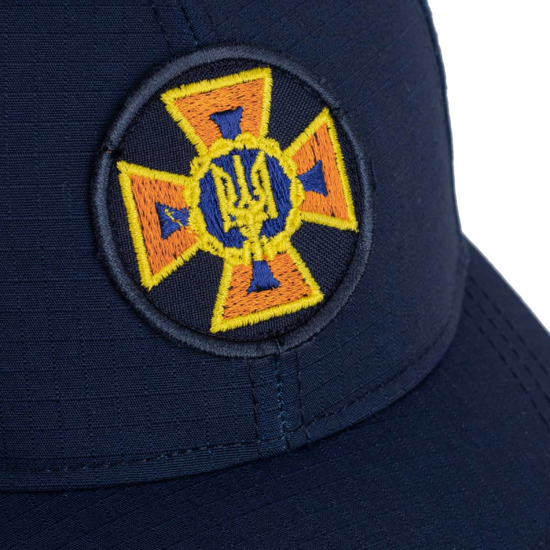 Бейсболка з регулятором та кокардою Ріп-Стоп ДСНС, Navy Blue Бейсболка з регулятором та кокардою Ріп-Стоп ДСНС, Navy Blue