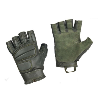 M-Tac рукавички безпалі шкіряні Assault Mk.1 Olive