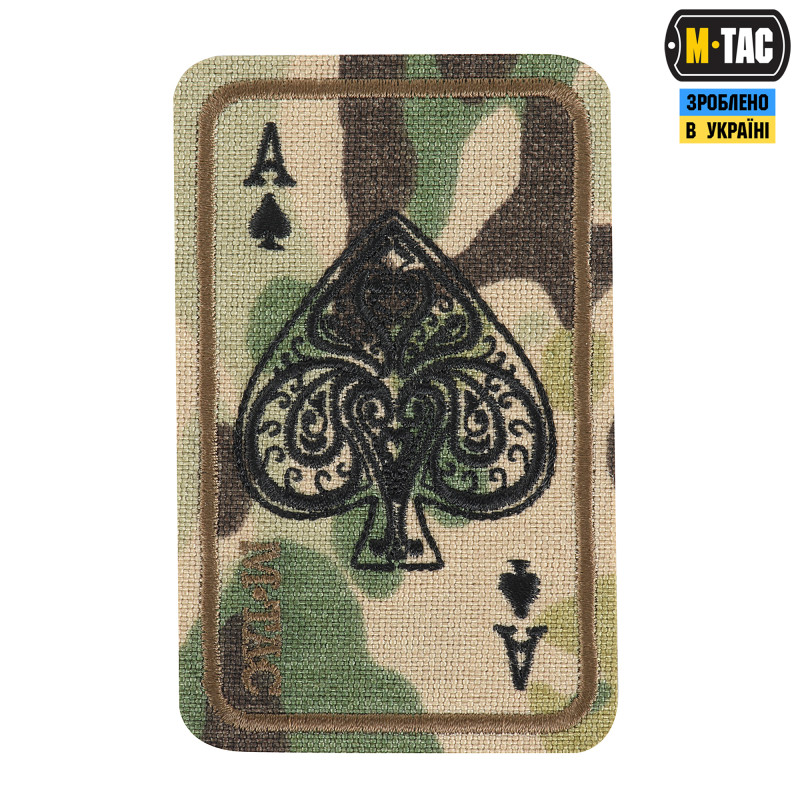 M-Tac нашивка Ace of Spades (вишивка) Multicam