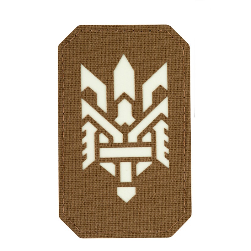 M-Tac нашивка Тризуб (стилізація) Laser Cut вертикальна Coyote/світлонакопичувач M-Tac нашивка Тризуб (стилізація) Laser Cut вертикальна Coyote/світлонакопичувач
