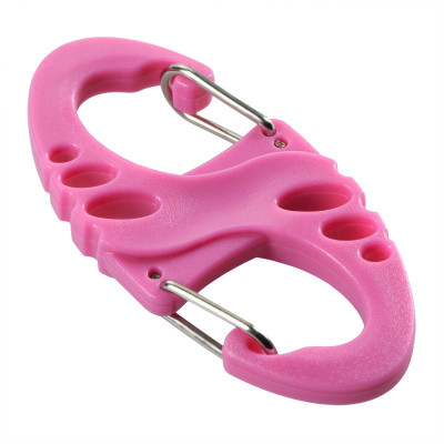 M-Tac карабін S-Hook пластиковий Pink