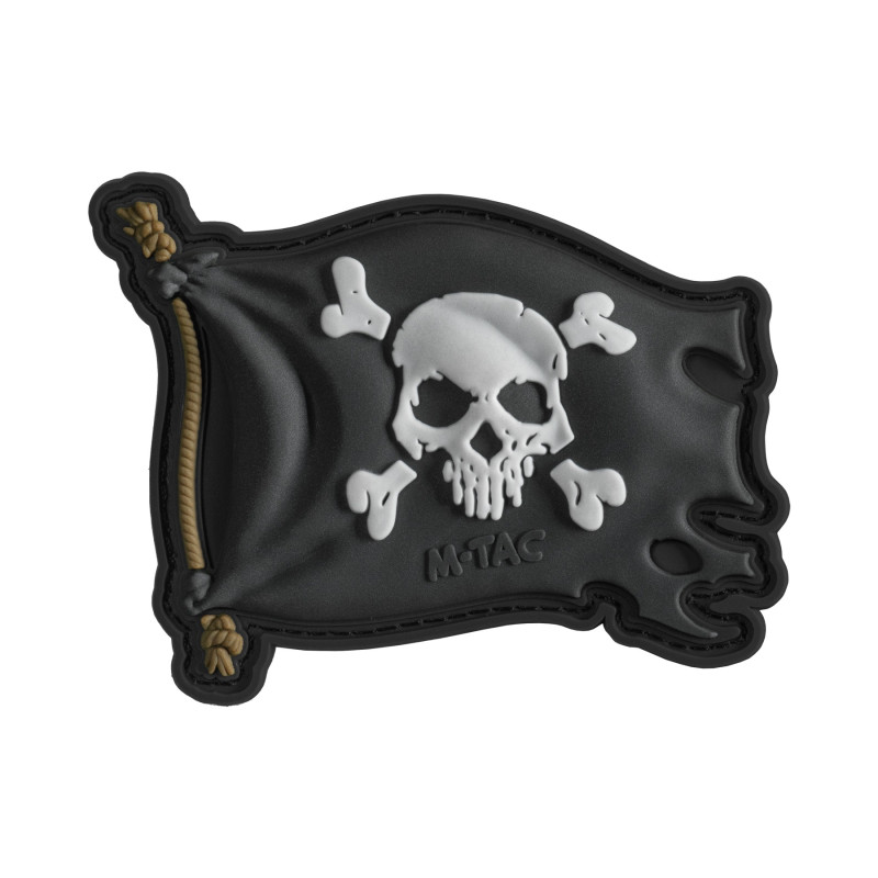M-Tac нашивка Веселий Роджер PVC Black M-Tac нашивка Веселий Роджер PVC Black