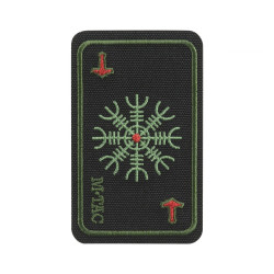 M-Tac нашивка карта Компас Вікінгів (вишивка) Black/Olive