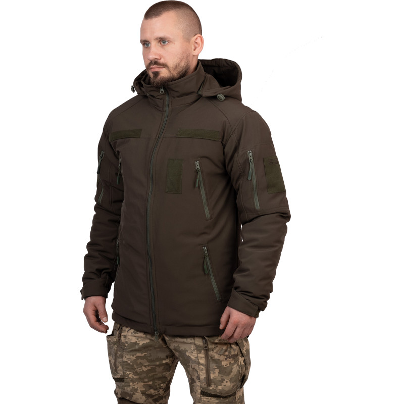 Куртка зимова Vik-Tailor SoftShell Max-Heat, Olive