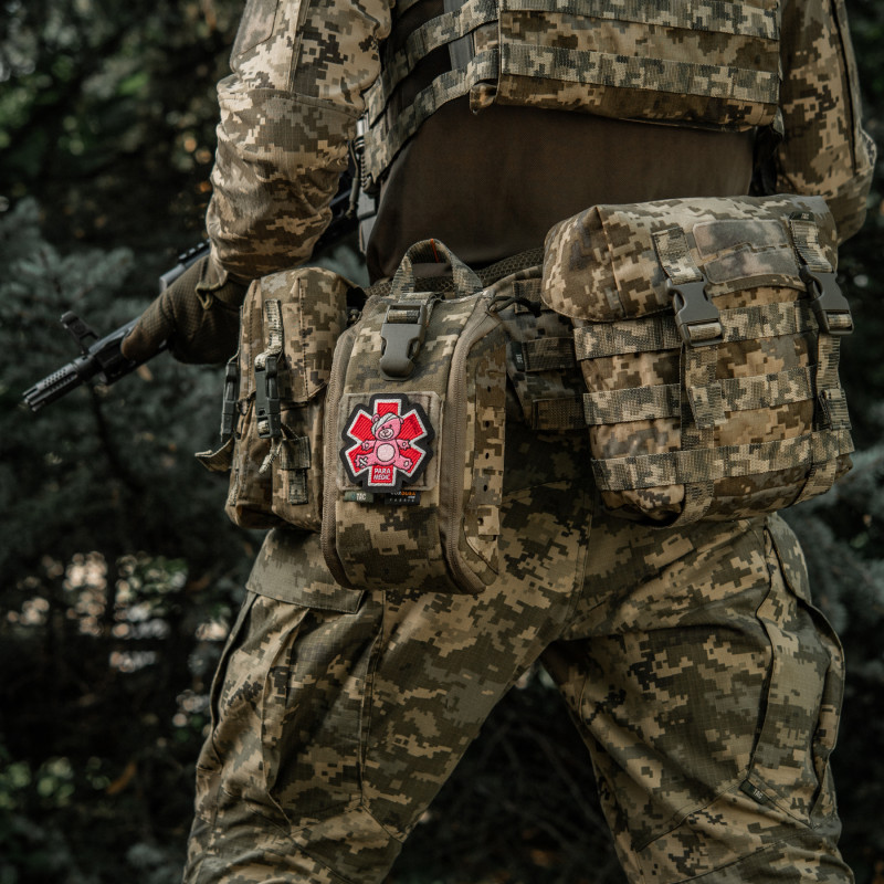 M-Tac нашивка Paramedic Медвідь (вишивка) Pink/Black M-Tac нашивка Paramedic Медвідь (вишивка) Pink/Black