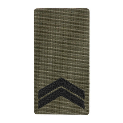 M-Tac погон на липучці Молодший сержант (вишивка) Ranger Green