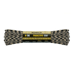M-Tac паракорд 550 type III 30m Black/Sand
