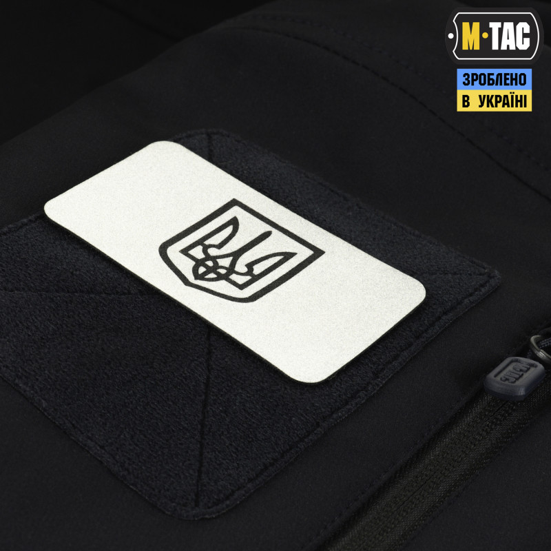 M-Tac нашивка Герб України (80х50 мм) світловідбиваюча