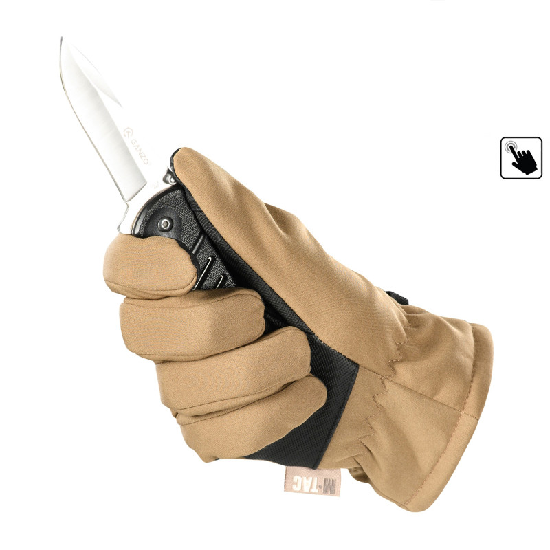 M-Tac рукавички Soft Shell Thinsulate Coyote Brown