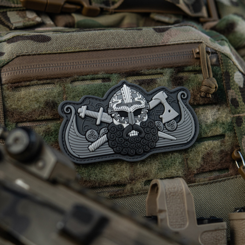 M-Tac нашивка Viking’s Drakkar Black/Grey