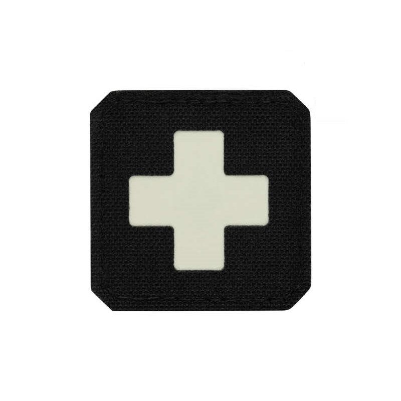 M-Tac нашивка Medic Cross Laser Cut Black/світлонакопичувач M-Tac нашивка Medic Cross Laser Cut Black/світлонакопичувач