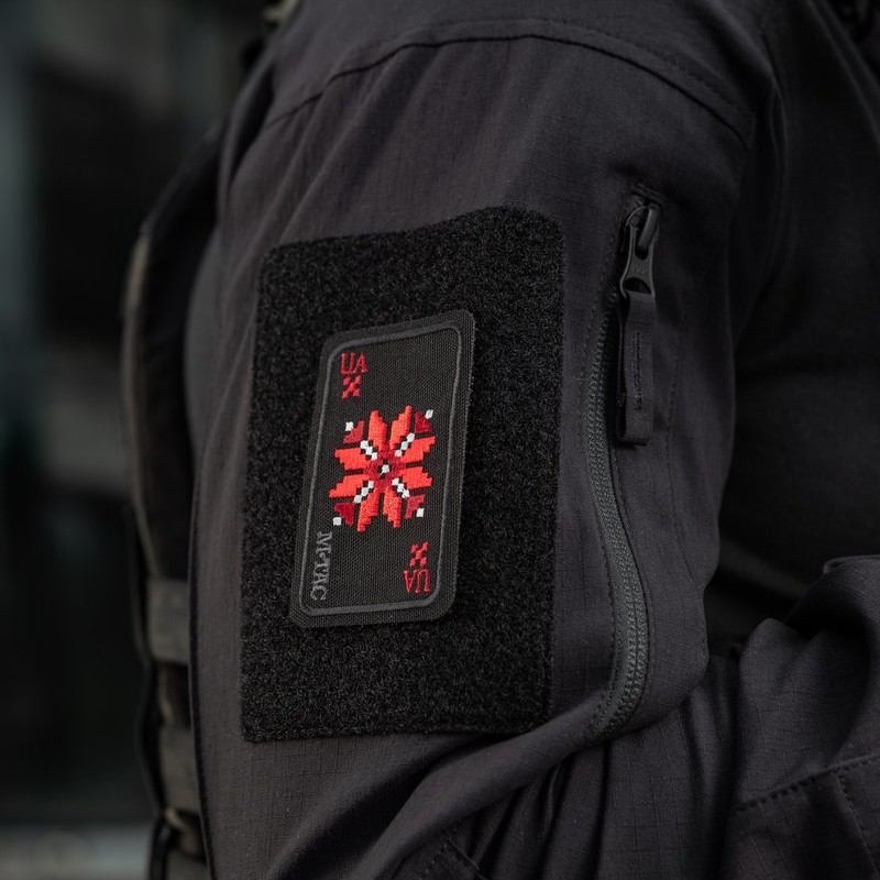 M-Tac нашивка Вишиванка (вишивка) Black/Red