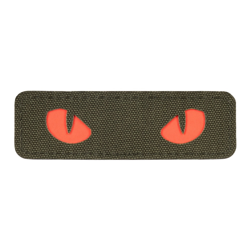 M-Tac нашивка Cat Eyes Laser Cut Ranger Green/Red/GID