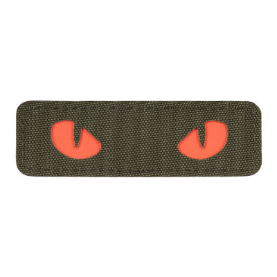 M-Tac нашивка Cat Eyes Laser Cut Ranger Green/Red/GID
