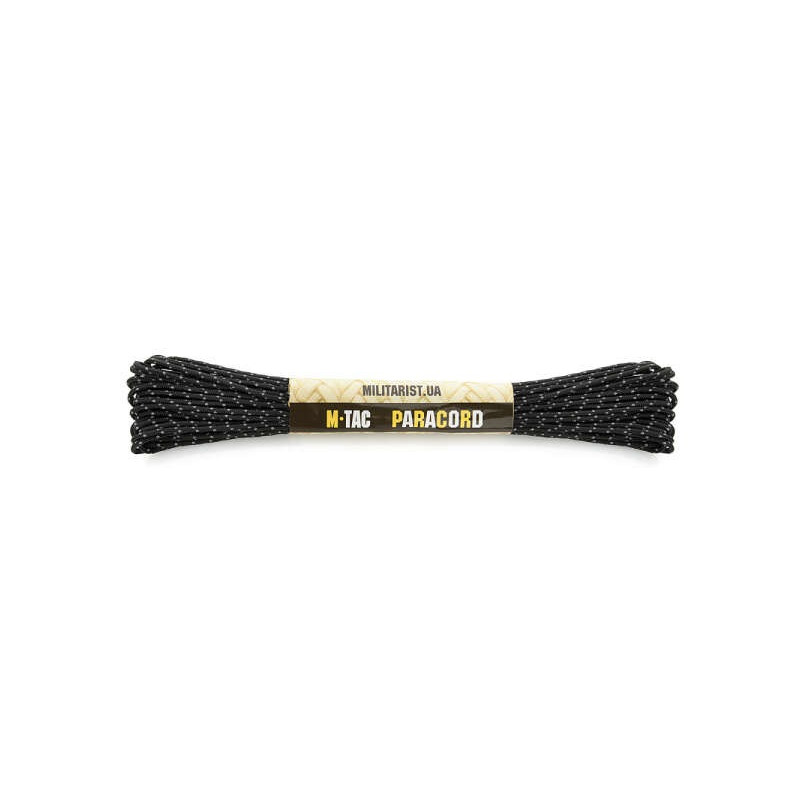 M-Tac паракорд Minicord Reflective Black 15м M-Tac паракорд Minicord Reflective Black 15м