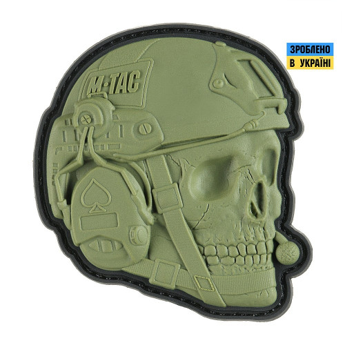 M-Tac нашивка Operator 3D PVC Olive — фото 1