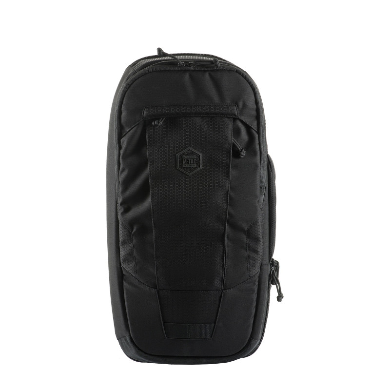 M-Tac рюкзак однолямочний Agent Elite Hex Black