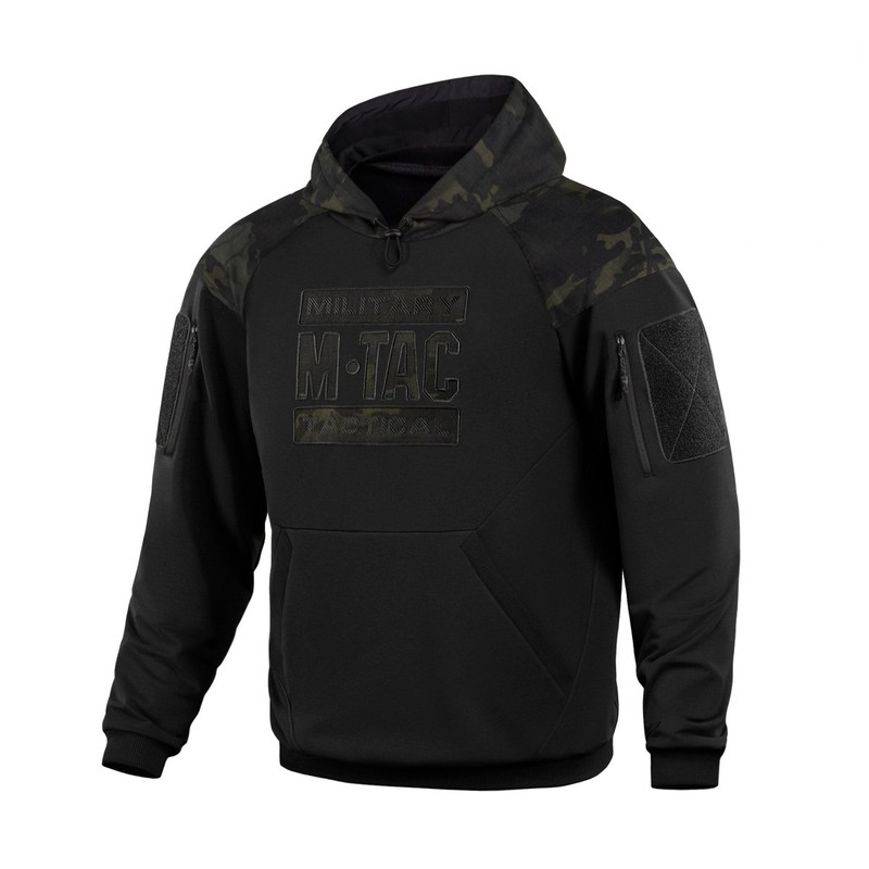 M-Tac кофта Hoodie Combat Black Edition Black Multicam