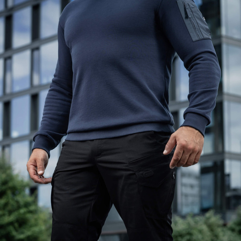 M-Tac світшот Nylon Pocket Cotton Hard Indigo Blue