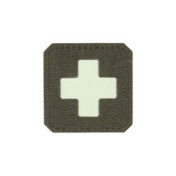 M-Tac нашивка Medic Cross Laser Cut Ranger Green/GID