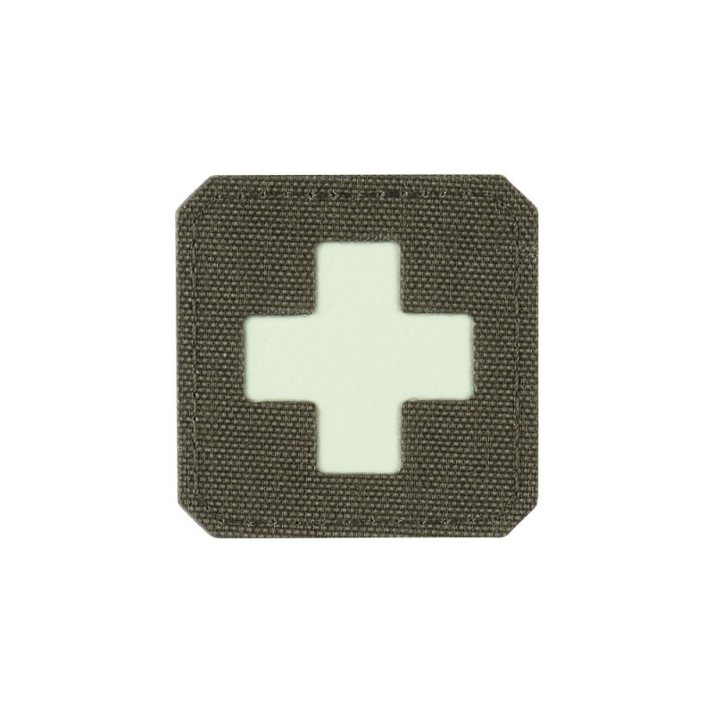 M-Tac нашивка Medic Cross Laser Cut Ranger Green/GID