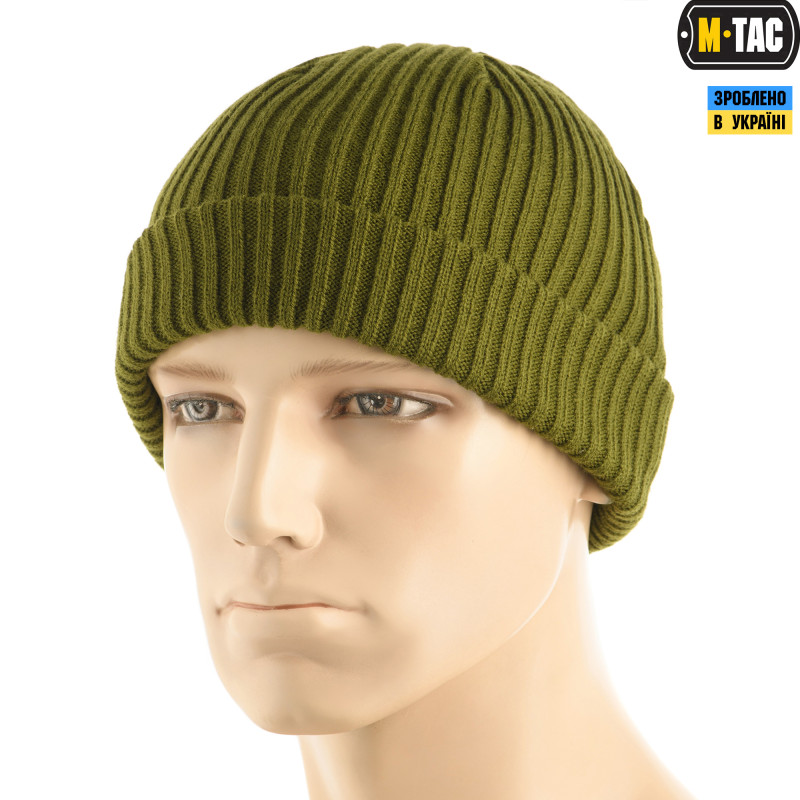 M-Tac шапка вязана 100% акрил Olive M-Tac шапка вязана 100% акрил Olive